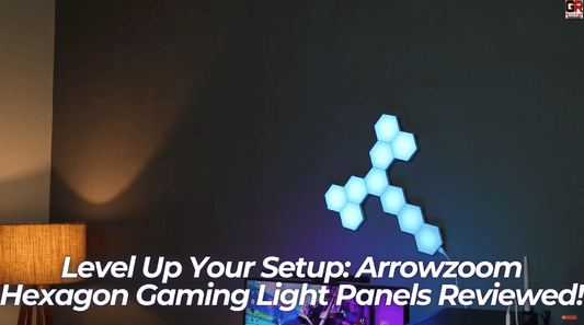 Level Up Your Setup: Arrowzoom Hexagon Gaming Light Panels Reviewed!