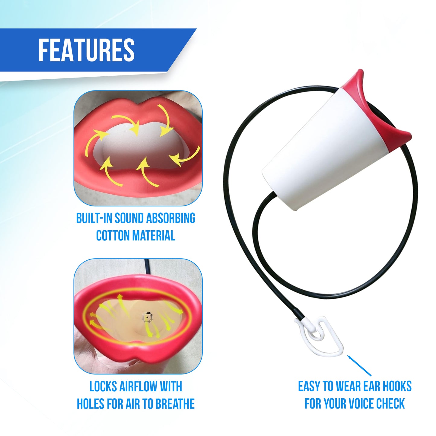 Arrowzoom Singing, Warm-up, Stress Relief Vocal Dampener - KK1464