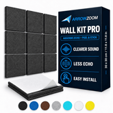 Arrowzoom Self-Adhesive Acoustic Panels | PRO Wall Kit (KK1259)