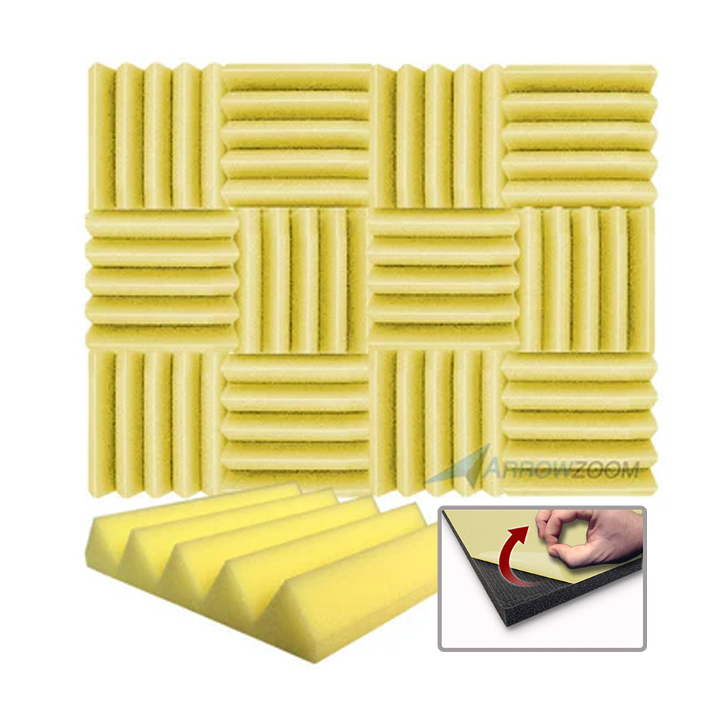 Arrowzoom Acoustic Wedge Tiles Foam - Solid Colors - KK1134