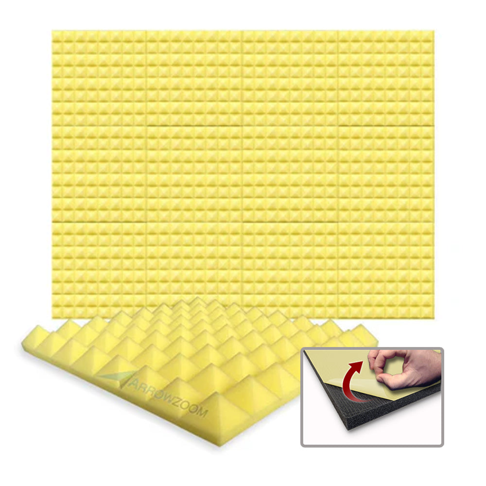 Arrowzoom Acoustic Pyramid Foam Series - Solid Colors - KK1034