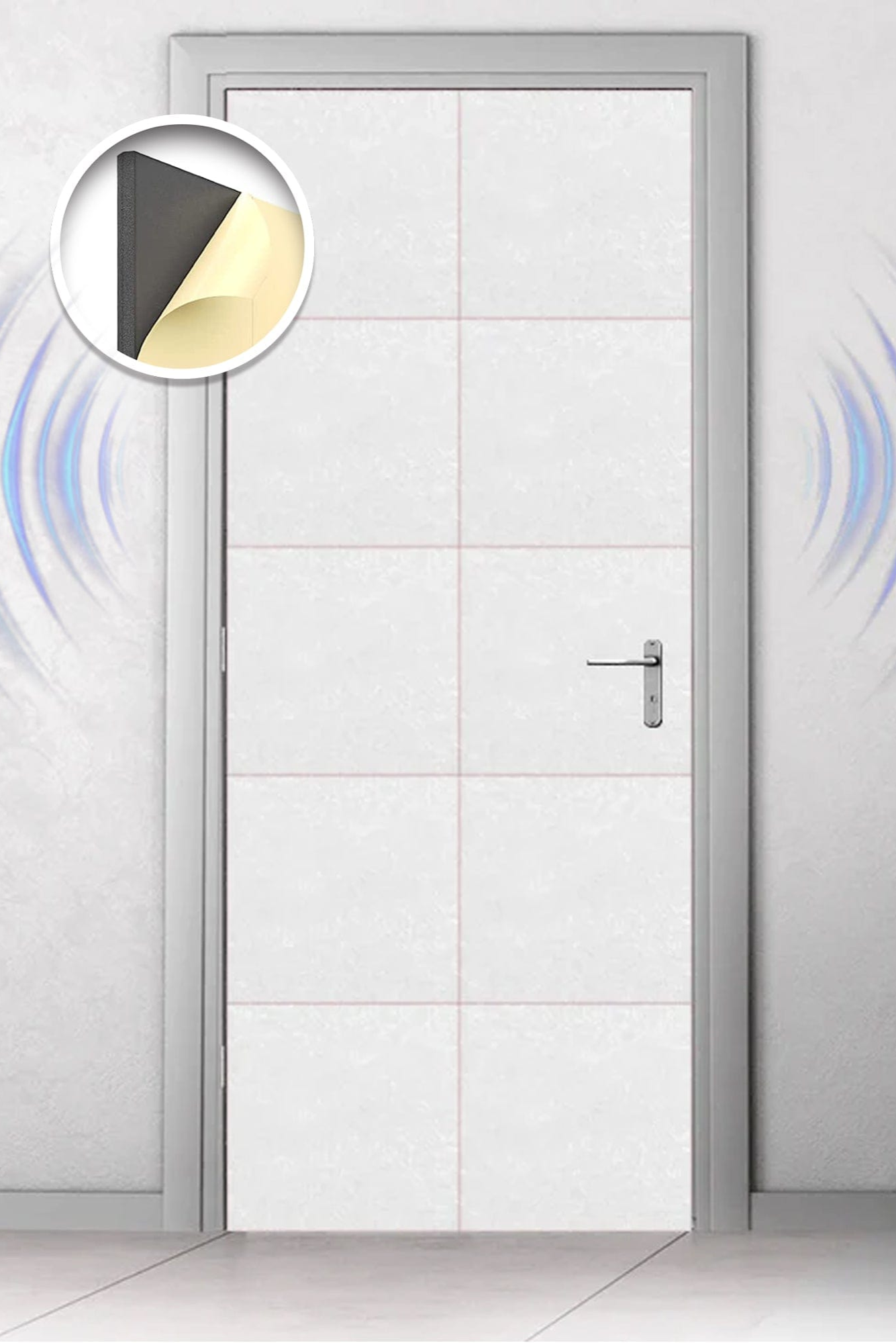 Arrowzoom Door Soundproofing Kit All in One Acoustic Panels KK1184