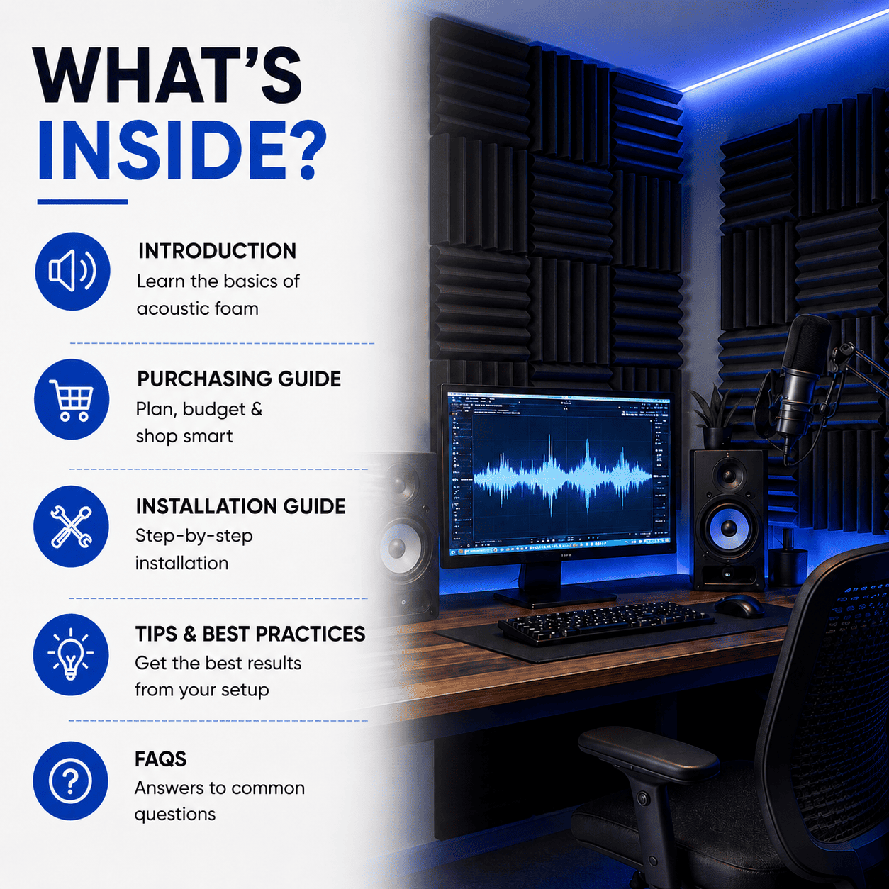 FREE Guide for Acoustic Foam Panels
