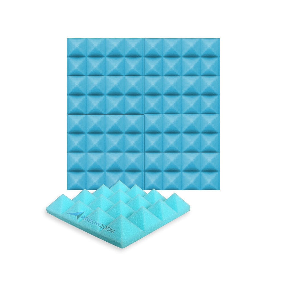 New 1 Pc Pyramid Tile Acoustic Panel Sound Absorption Studio Soundproof Foam KK1034 Arrowzoom.