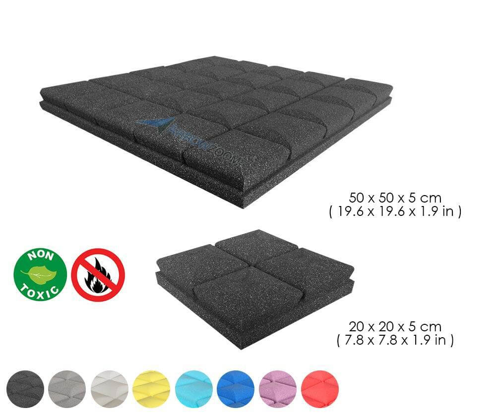 Arrowzoom Acoustic Hemisphere Grid Foam - Solid Colors - KK1040