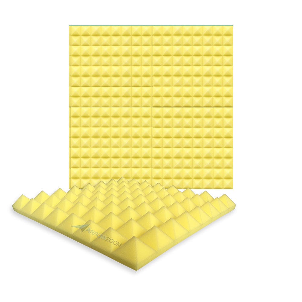 New 1 Pc Pyramid Tile Acoustic Panel Sound Absorption Studio Soundproof Foam KK1034 Arrowzoom.