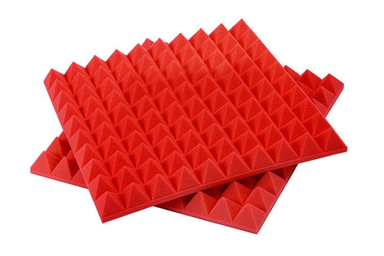 New Pyramid Adhesive Backed Tiles Acoustic Panels Sound Absorption Studio Soundproof Foam 7 Colors KK1053 Arrowzoom.