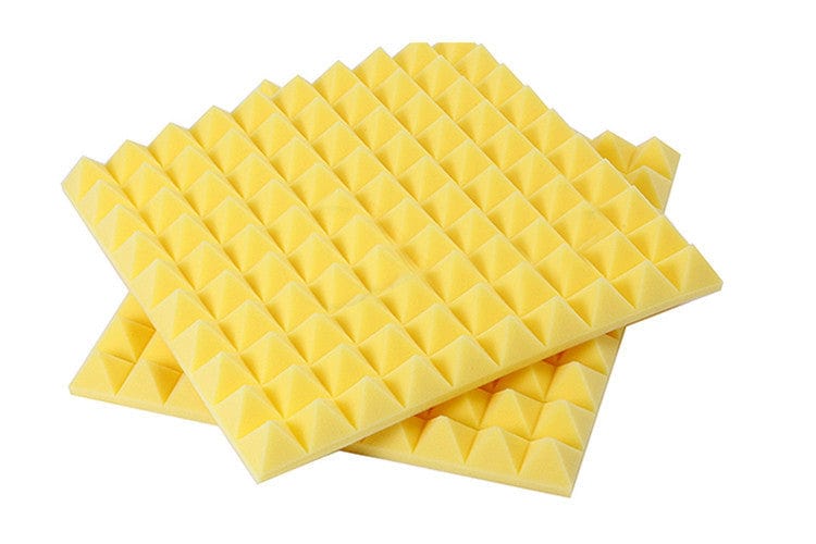 New Pyramid Adhesive Backed Tiles Acoustic Panels Sound Absorption Studio Soundproof Foam 7 Colors KK1053 Arrowzoom.