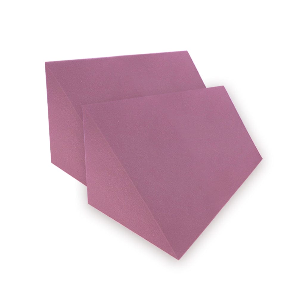 Arrowzoom Triangle Corner Bass Trap Series Solid Colors KK1161 2 Pieces - 60 x 30 x 25 cm /23.6 x 11.8 x 9.8 in / Burgundy