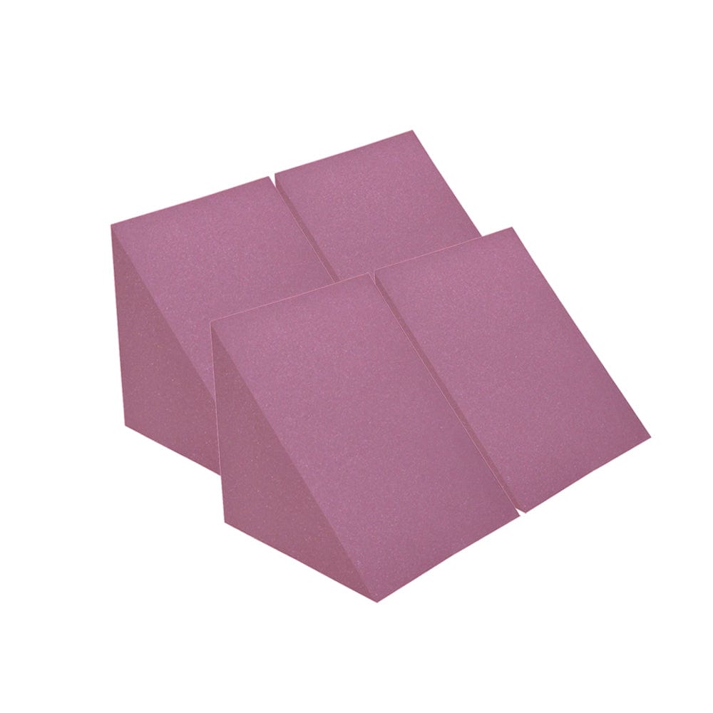 Arrowzoom Triangle Corner Bass Trap Series Solid Colors KK1161 4 Pieces - 30 x 30 x 25 cm /11.8 x 11.8 x 9.8 in / Burgundy