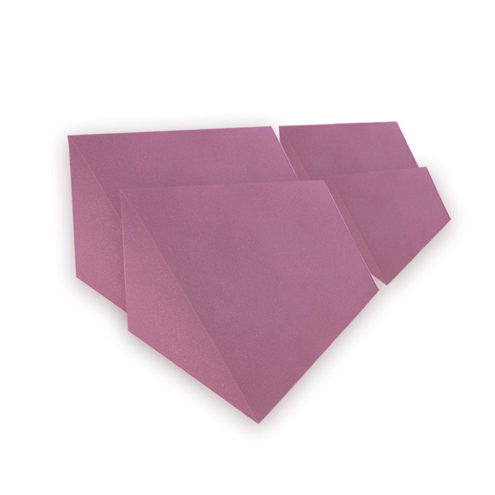 Arrowzoom Triangle Corner Bass Trap Series Solid Colors KK1161 4 Pieces - 60 x 30 x 25 cm /23.6 x 11.8 x 9.8 in / Burgundy