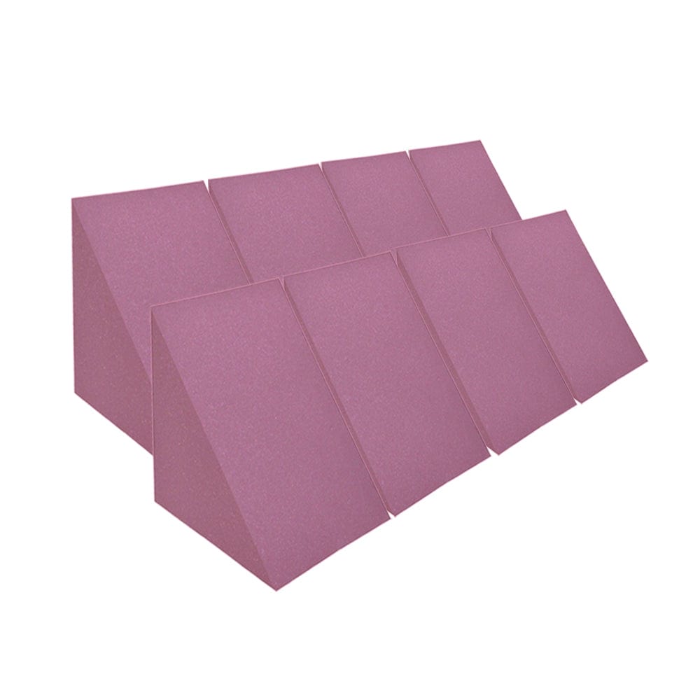 Arrowzoom Triangle Corner Bass Trap Series Solid Colors KK1161 8 Pieces - 30 x 30 x 25 cm /11.8 x 11.8 x 9.8 in / Burgundy