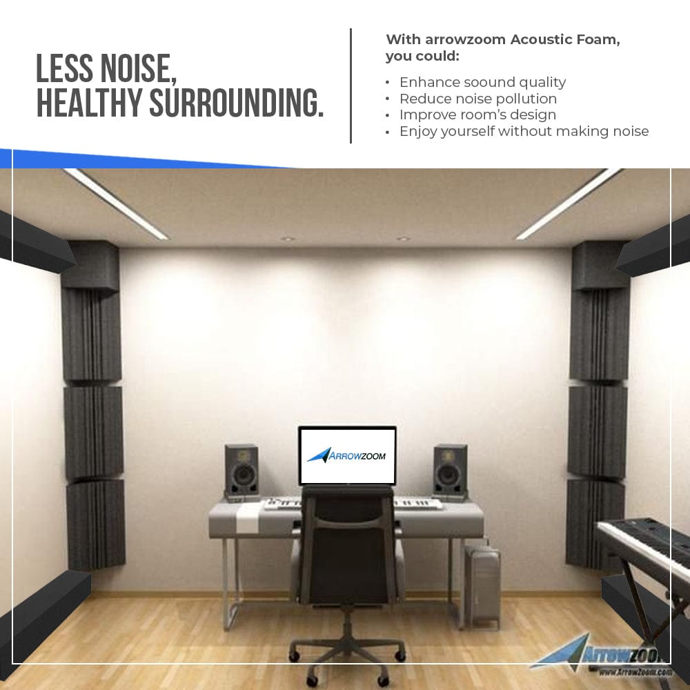 Arrowzoom Bass Trap Edge Fill Block Series Solid Colors KK1160