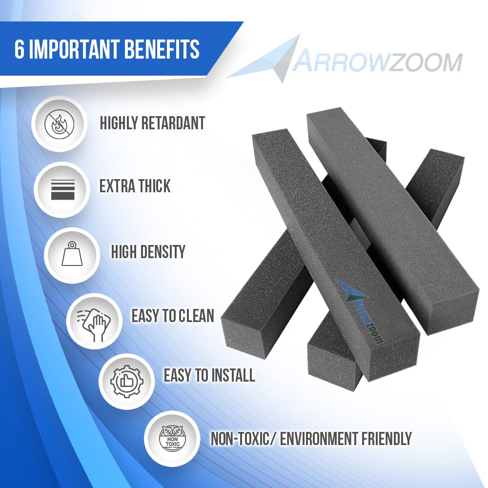 Arrowzoom Bass Trap Edge Fill Block Series Solid Colors KK1160