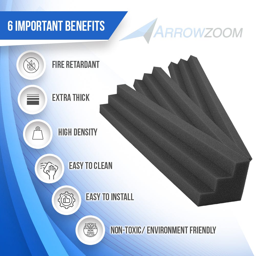 Arrowzoom Column Pillar Bass Trap Series Solid Colors KK1162 - feature