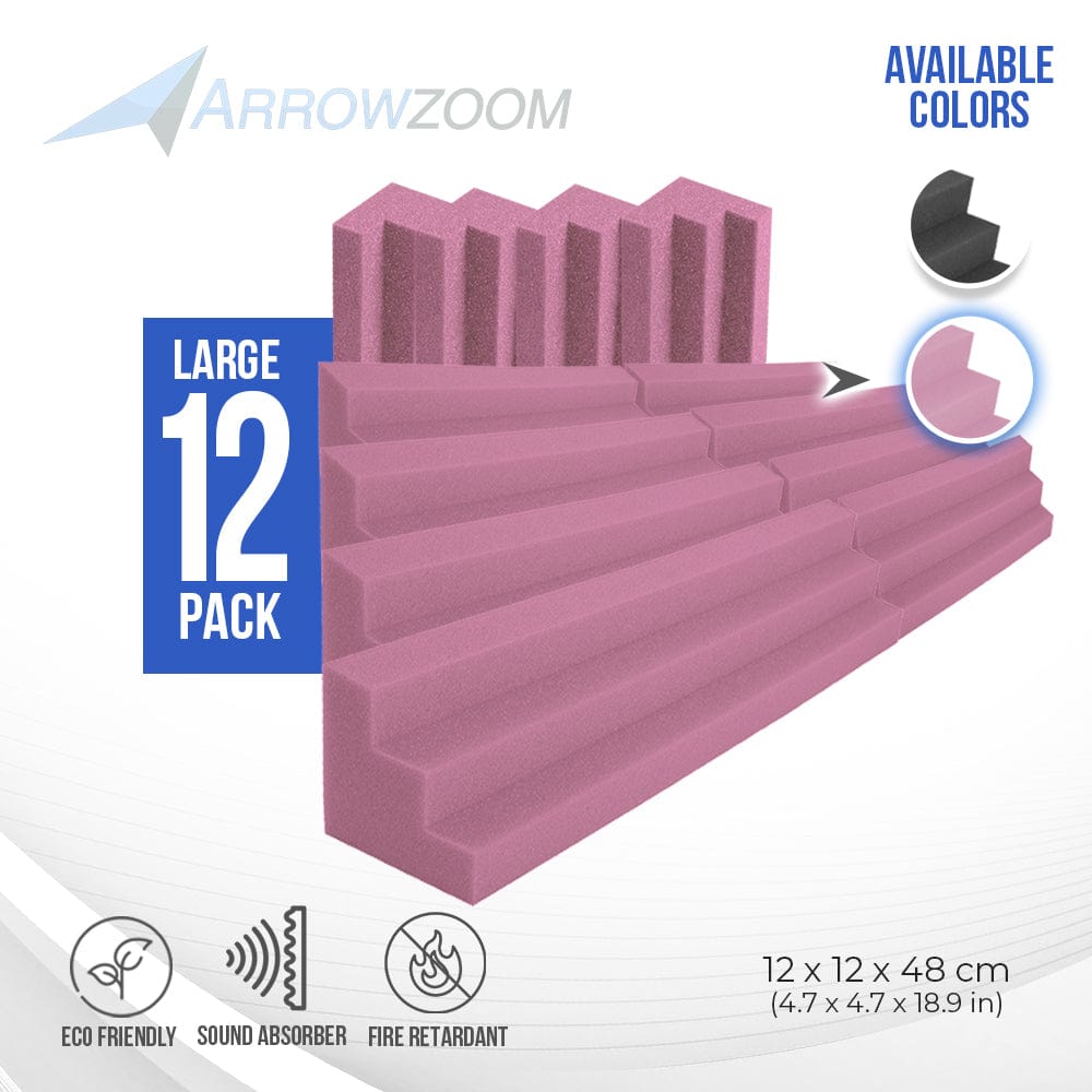Arrowzoom Column Pillar Bass Trap Series Solid Colors KK1162