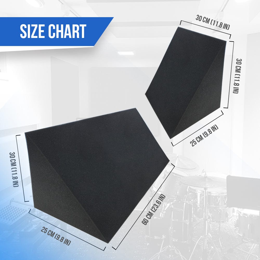 Arrowzoom Triangle Corner Bass Trap Series Solid Colors KK1161