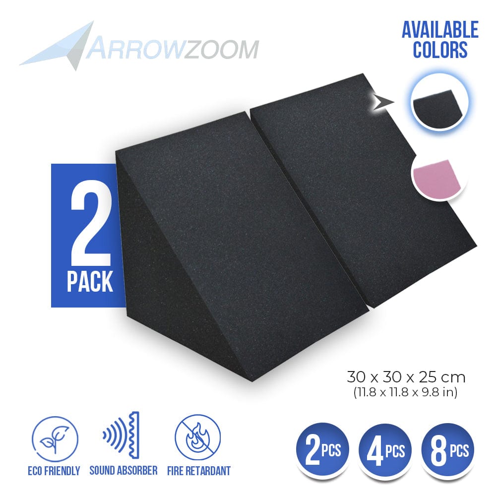 Arrowzoom Triangle Corner Bass Trap Series Solid Colors KK1161
