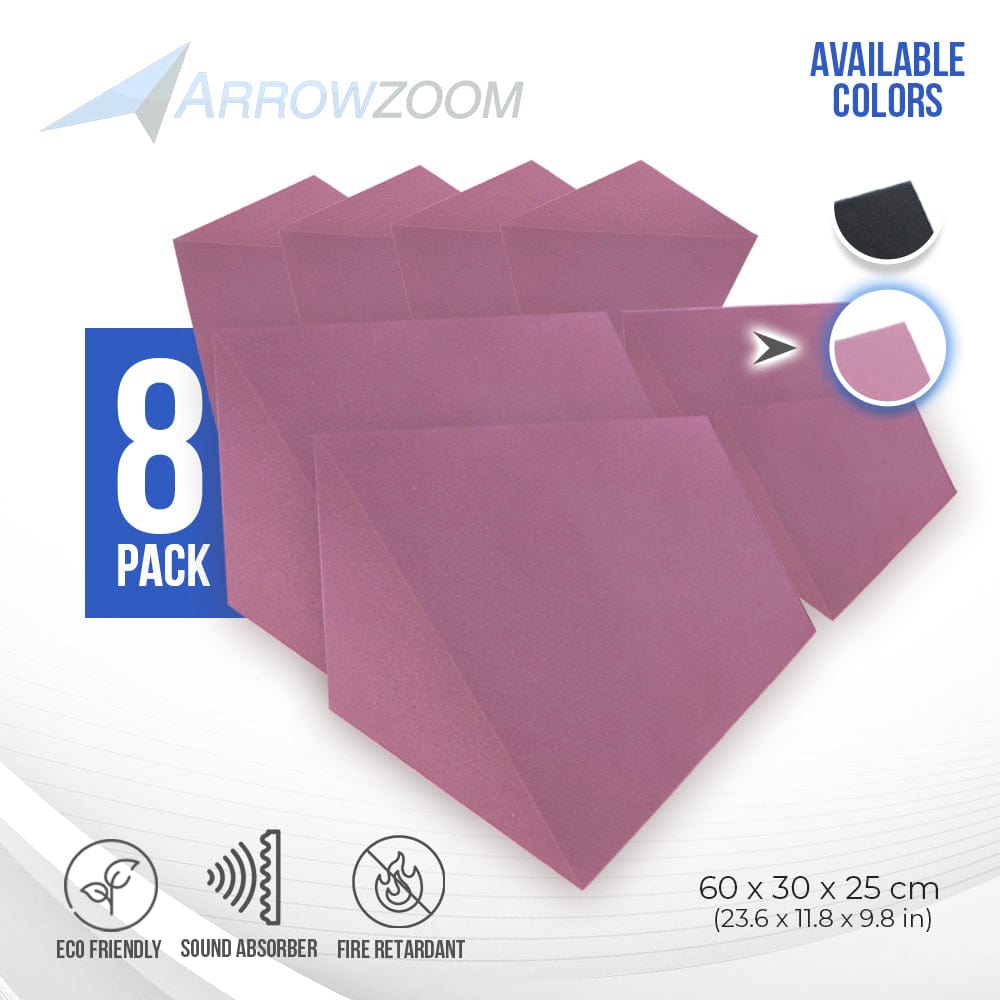 Arrowzoom Triangle Corner Bass Trap Series Solid Colors KK1161