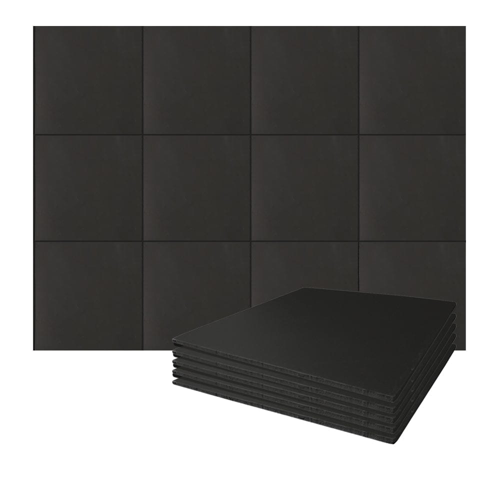Arrowzoom Mass Loaded Vinyl Sheet - Soundproofing Barrier For Wall, Floor, Ceiling - 30x30cm - KK1246 Black / 12 / 1.2 mm /0.05 in