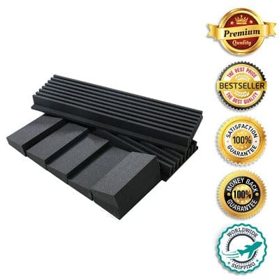 Arrowzoom Soundproof Panel - Wall Set Sound Absorption Kit 1 Pc - 2 Colors - KK1050