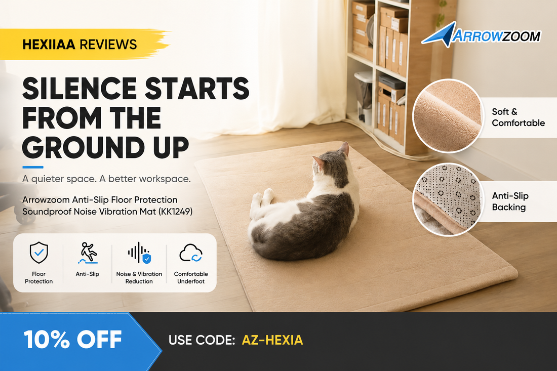 Silence Starts from the Ground Up: HEXIIAA's Arrowzoom Desk Upgrade