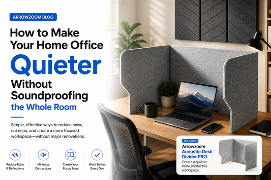 How to Make Your Home Office Quieter Without Soundproofing the Whole Room