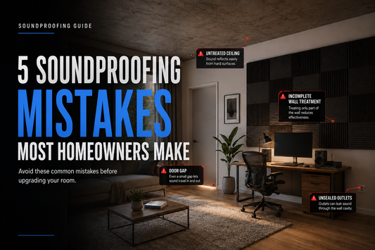 5 Soundproofing Mistakes Most Homeowners Make