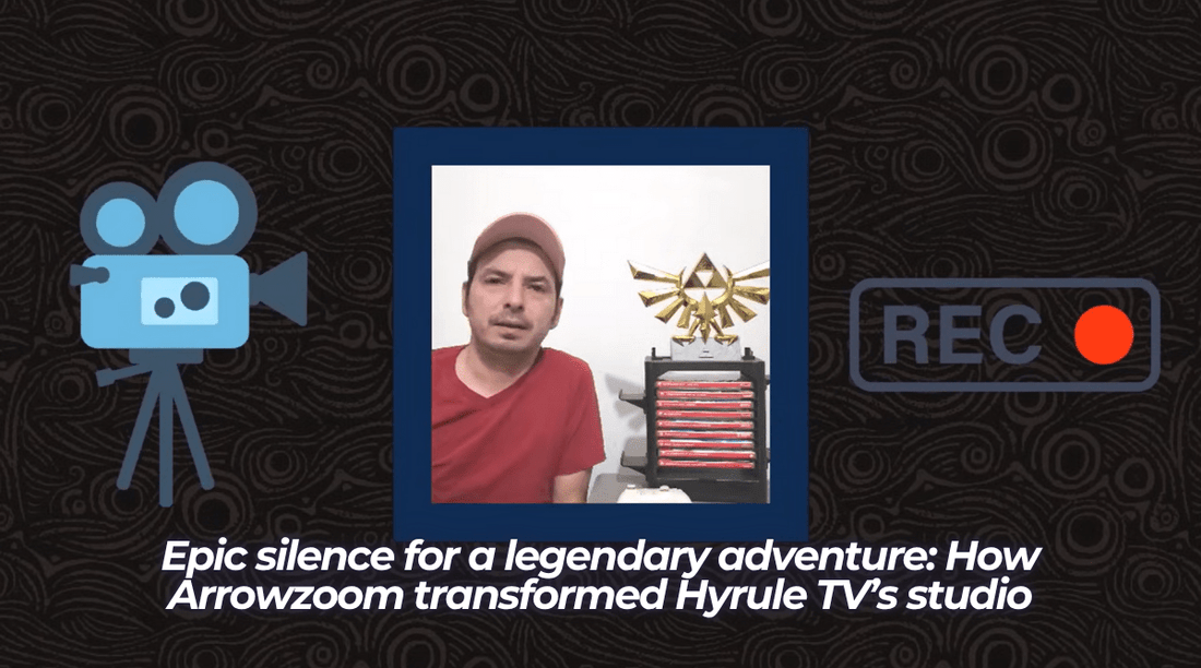 Epic silence for a legendary adventure: How Arrowzoom transformed Hyrule TV’s studio