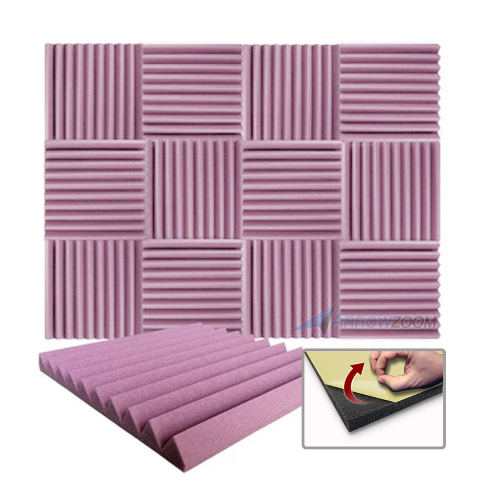 Arrowzoom Acoustic Wedge Tiles Foam - Solid Colors - KK1134