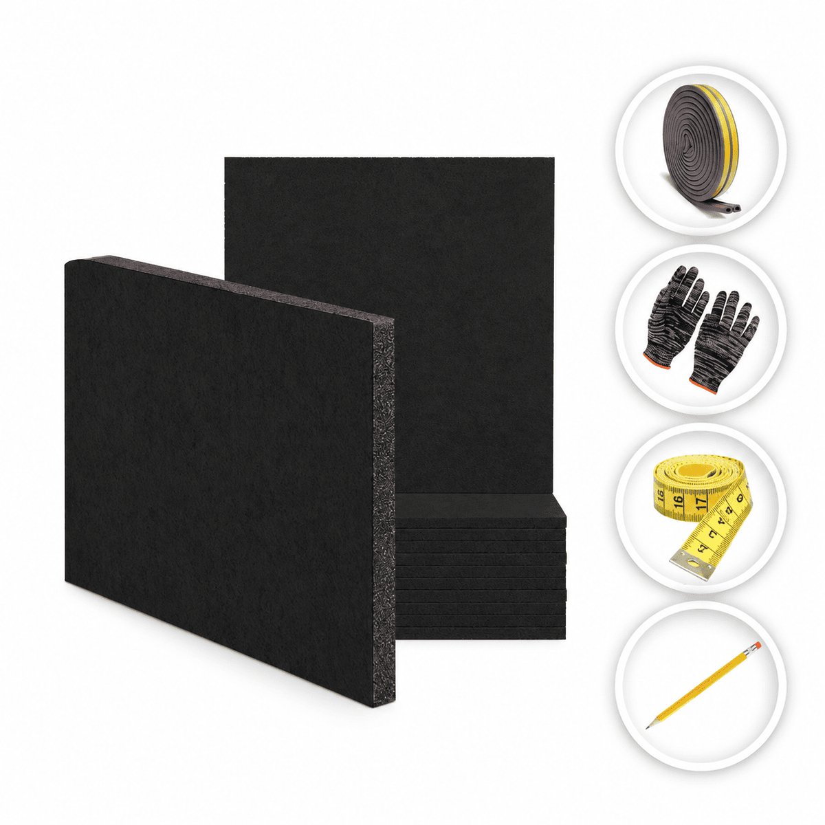 Arrowzoom Door Kit PRO — Heavy-Duty Soundproof Panels (KK1244)