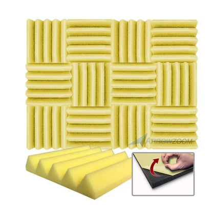 Arrowzoom Acoustic Wedge Tiles Foam - Solid Colors - KK1134
