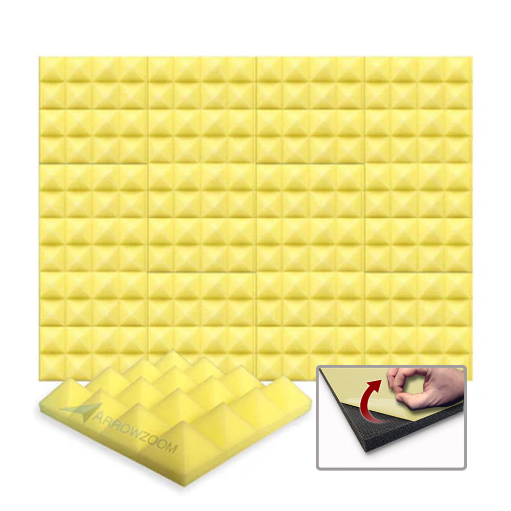 Arrowzoom Acoustic Pyramid Foam Series - Solid Colors - KK1034
