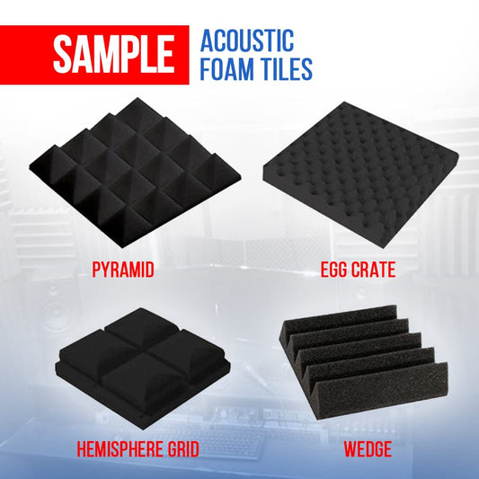 1 Pc SAMPLE Pyramid, Eggcrate, Hemisphere Grid, Wedge Acoustic Foam Master KK1034, KK1052, KK1040, KK1134