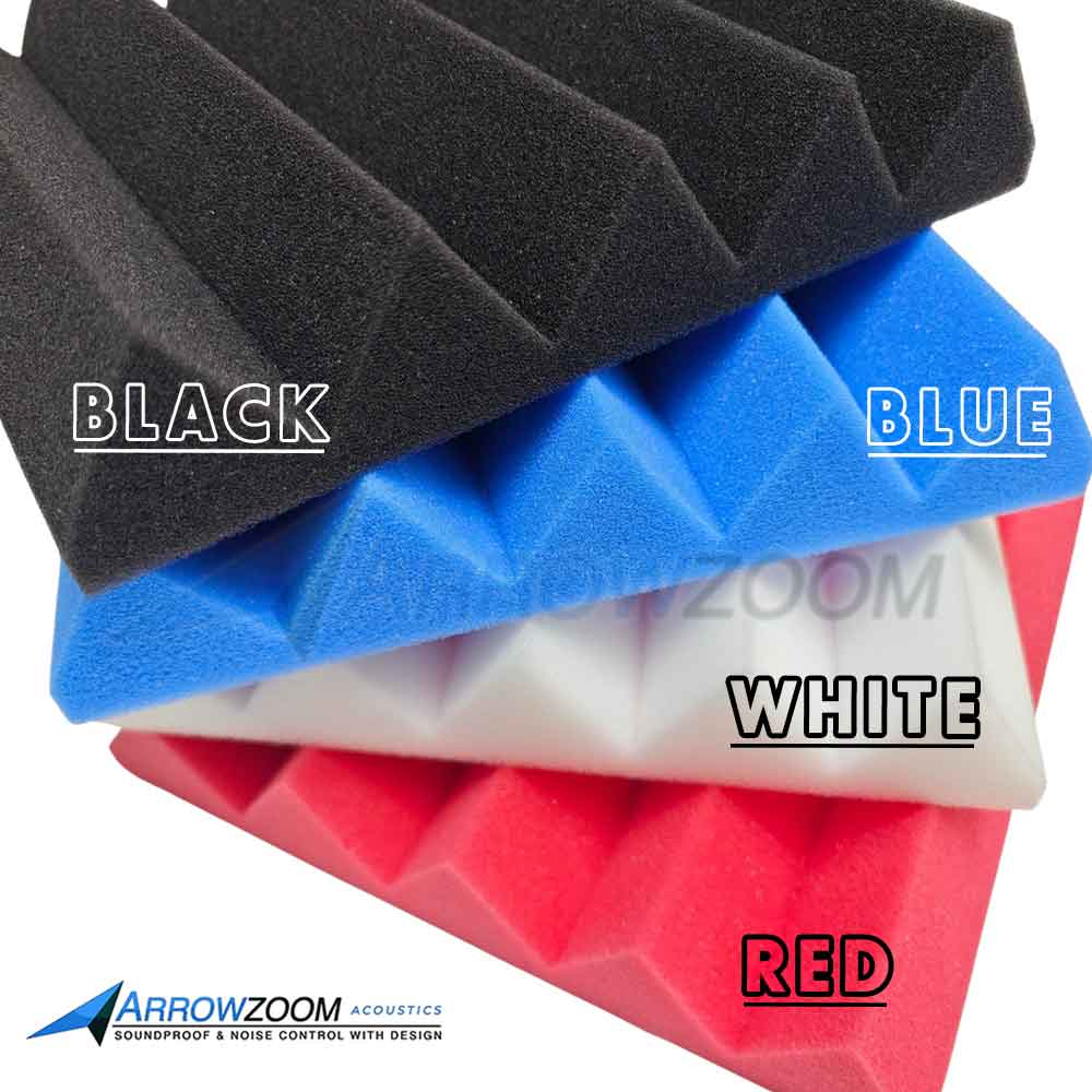Arrowzoom Acoustic Wedge Tiles Foam - Solid Colors - KK1134