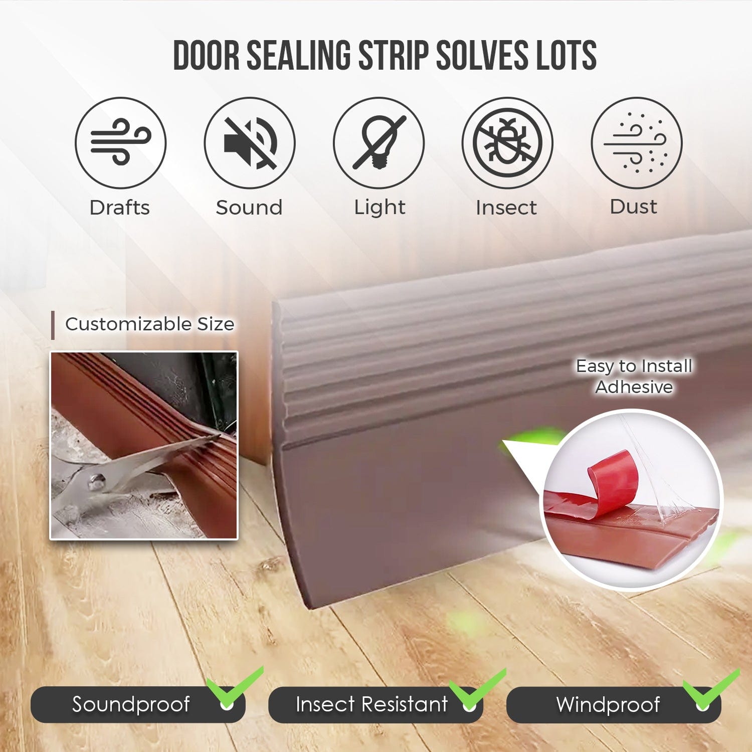 Arrowzoom™ Door Bottom Sealing Strip Pro Max - KK1467