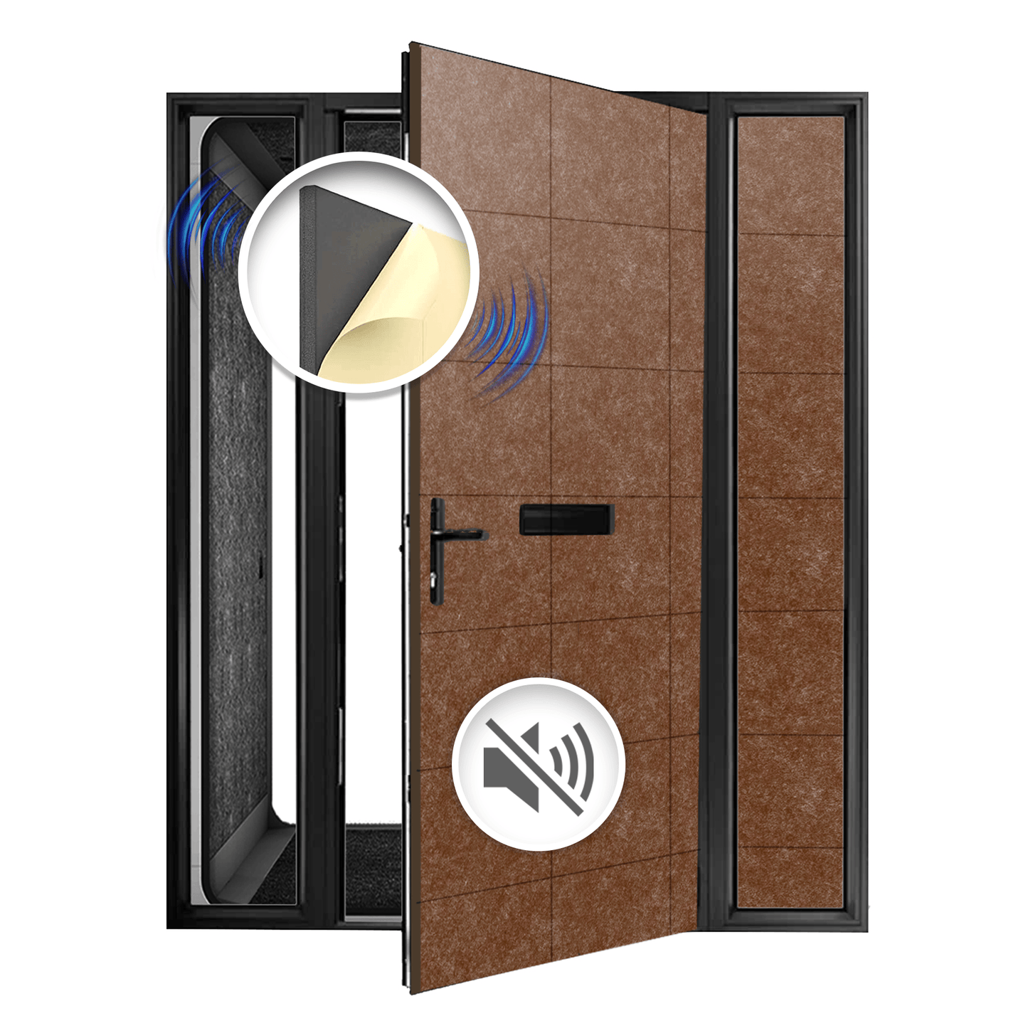 Arrowzoom Soundproof Premium Door Kit Pro - KK1244