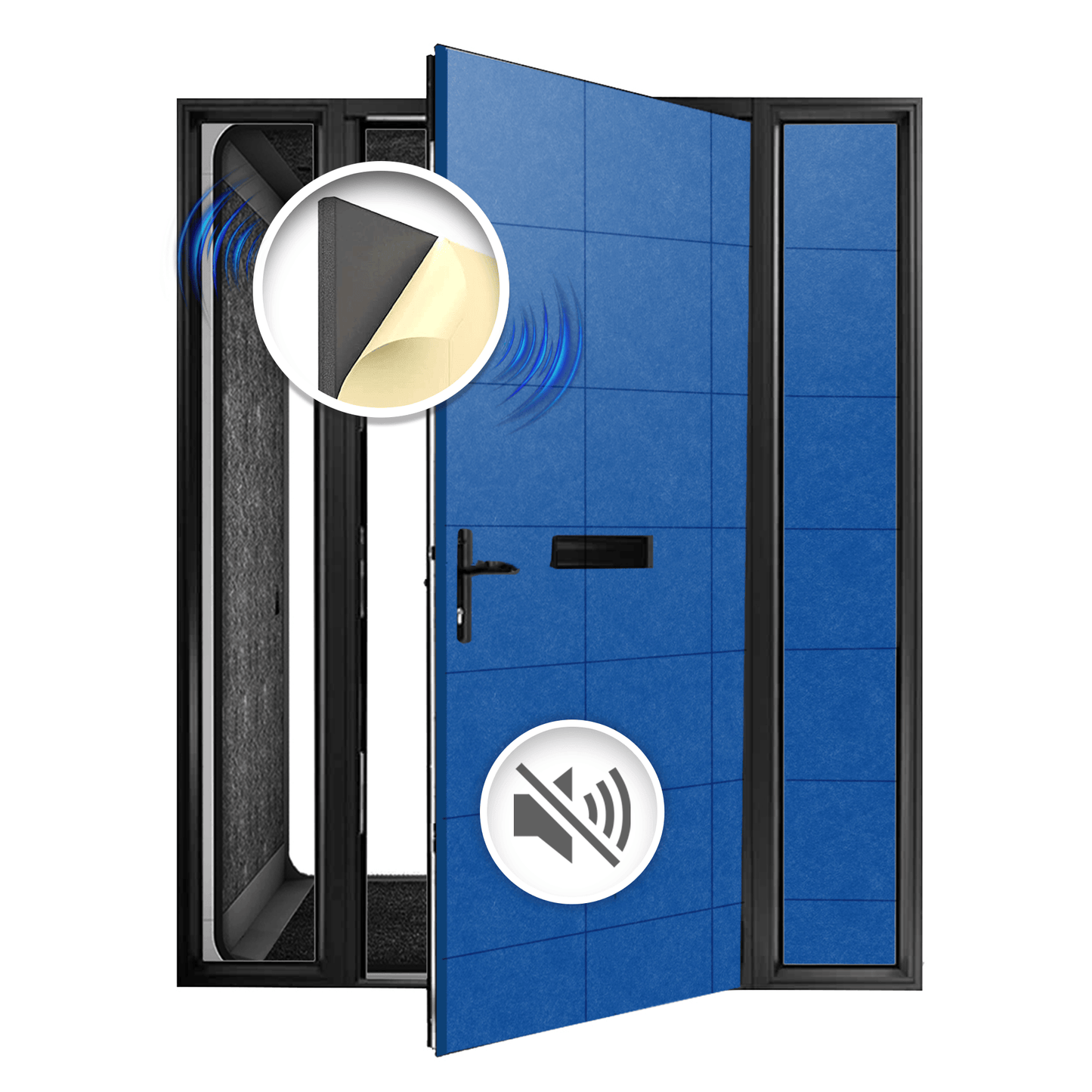 Arrowzoom Soundproof Premium Door Kit Pro - KK1244