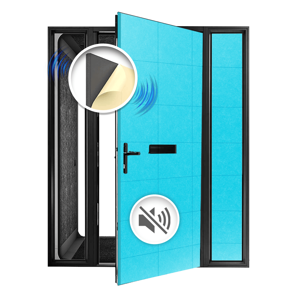 Arrowzoom Soundproof Premium Door Kit Pro - KK1244