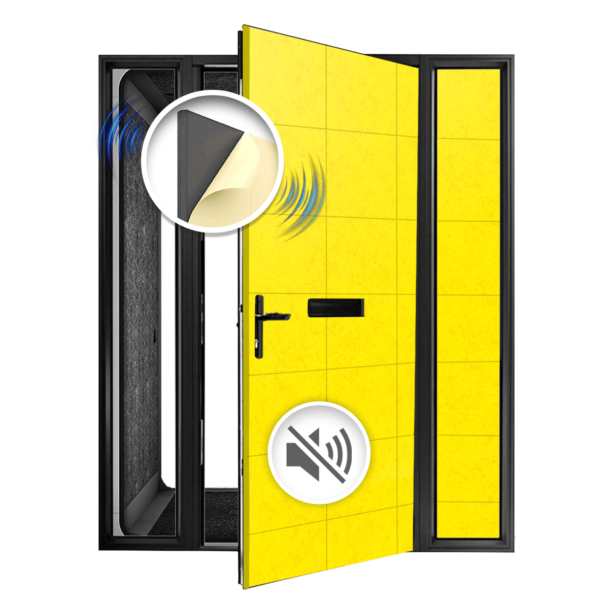Arrowzoom Soundproof Premium Door Kit Pro - KK1244