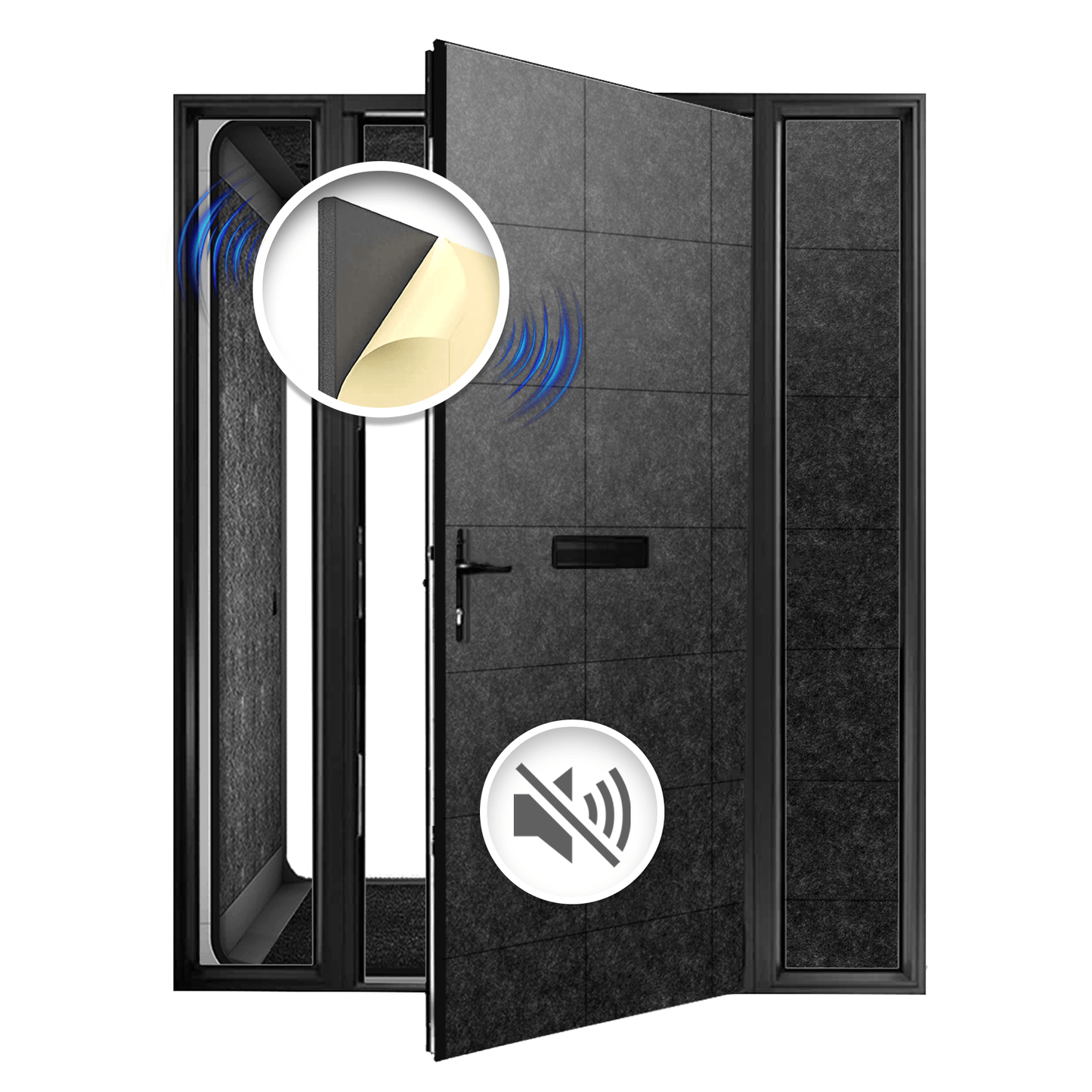 Arrowzoom Soundproof Premium Door Kit Pro - KK1244