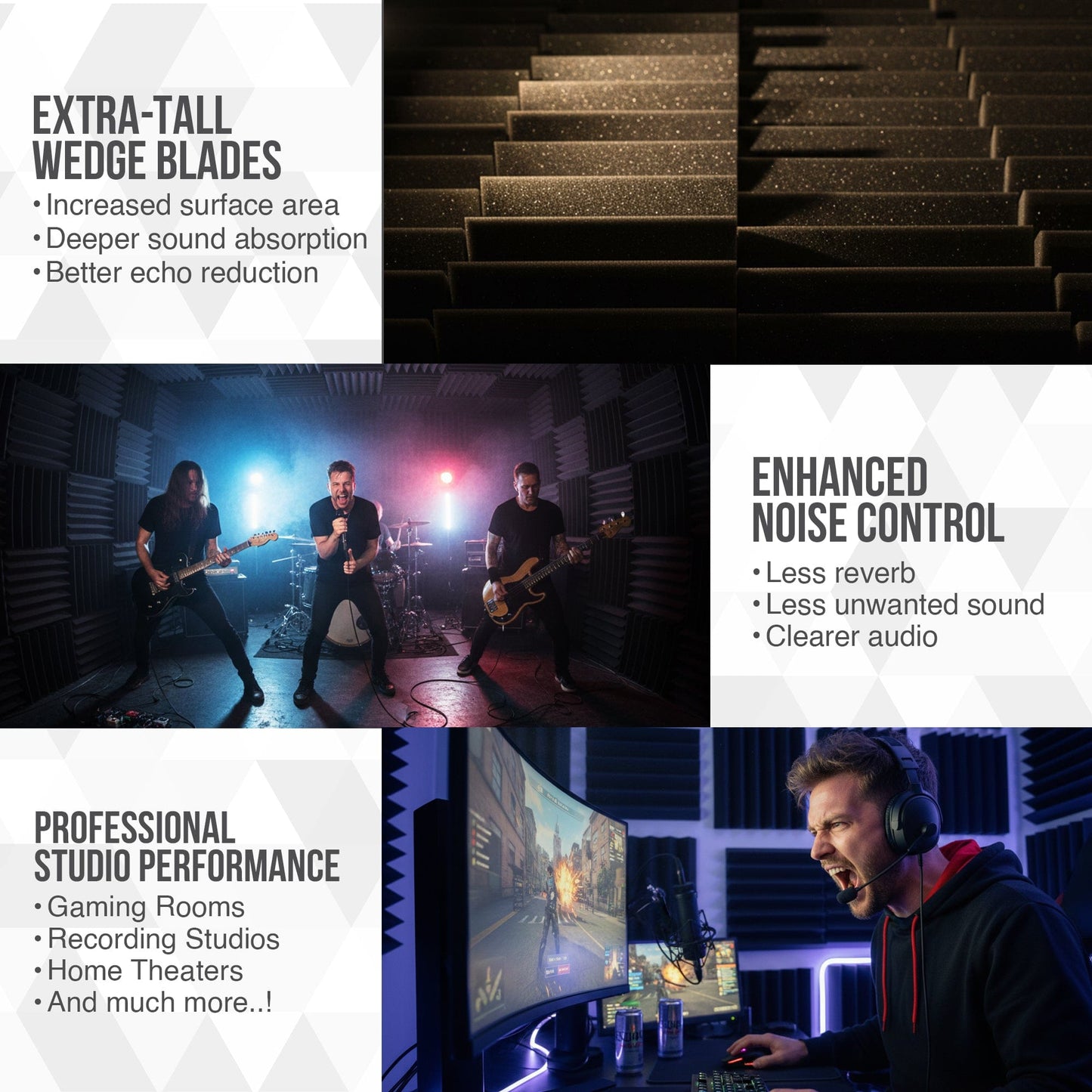 Arrowzoom Wedge 10/15cm Thick Foam Series PRO - Black - KK1472