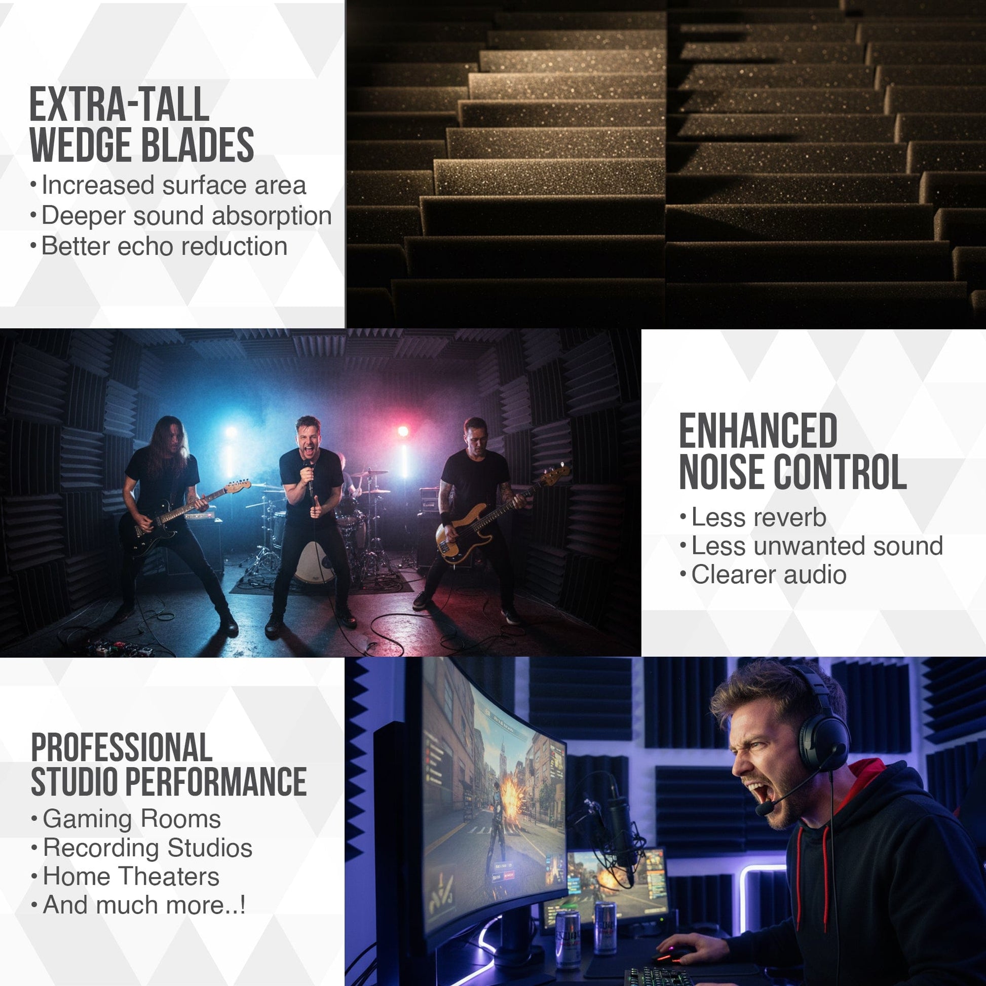 Arrowzoom Wedge 10/15cm Thick Foam Series PRO - Black - KK1472