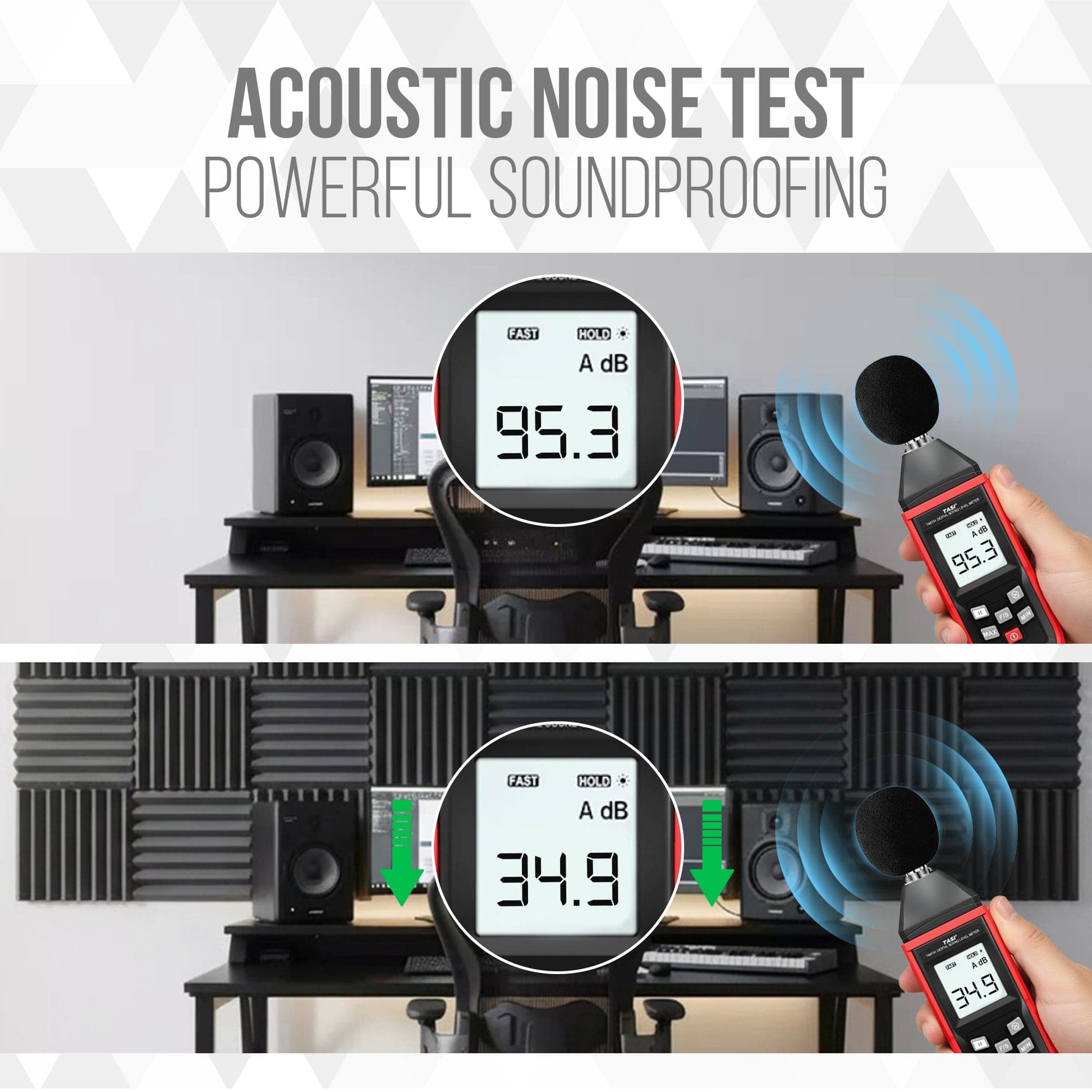 Arrowzoom Wedge 10/15cm Thick Foam Series PRO - Black - KK1472