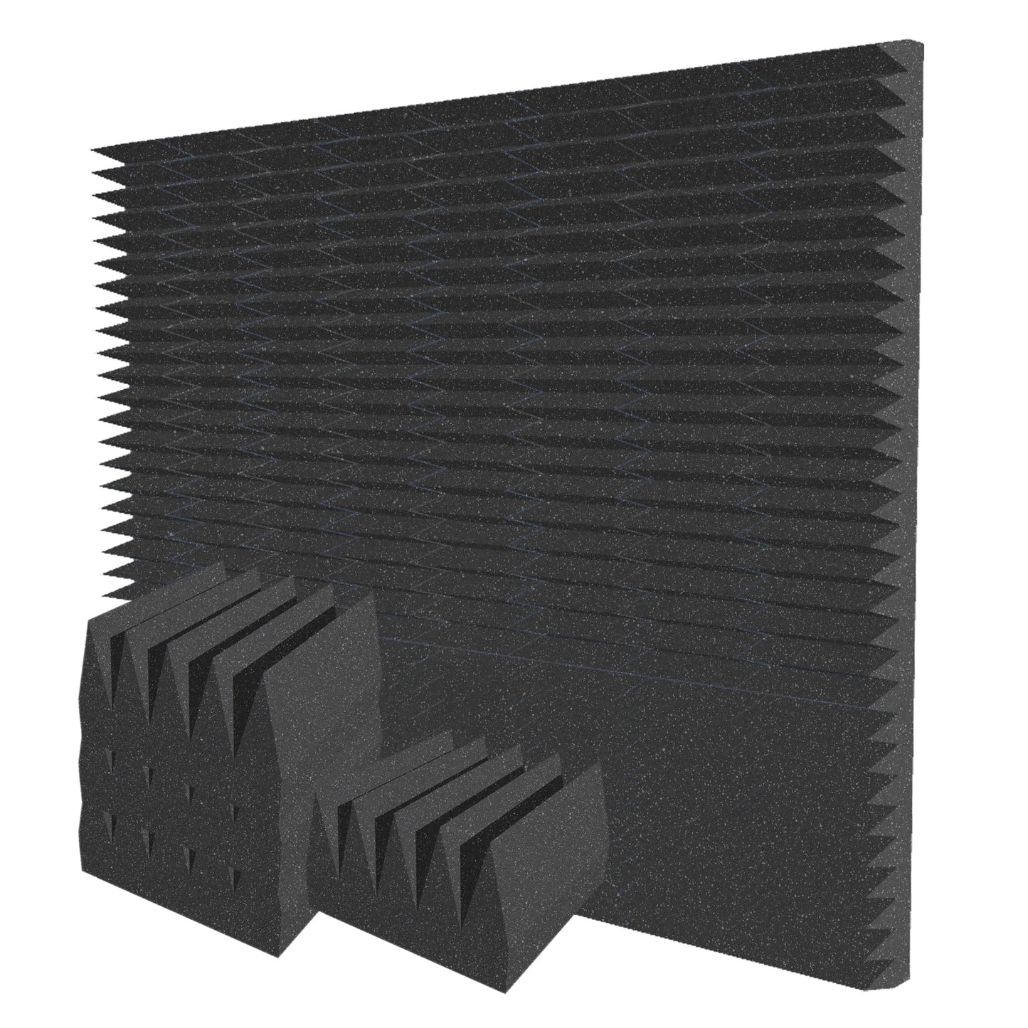 Arrowzoom Wedge 10/15cm Thick Foam Series PRO - Black - KK1472 Black / 48 Pieces - 25 x 25 x 15 cm / 10 x 10 x 6"