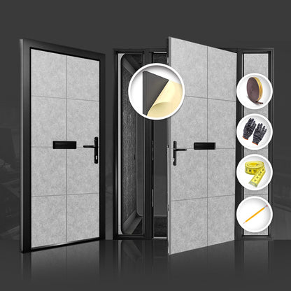 Arrowzoom Soundproof Premium Door Kit Pro - KK1244 Gray / 40pcs - Double Sided - Front & Back / YES