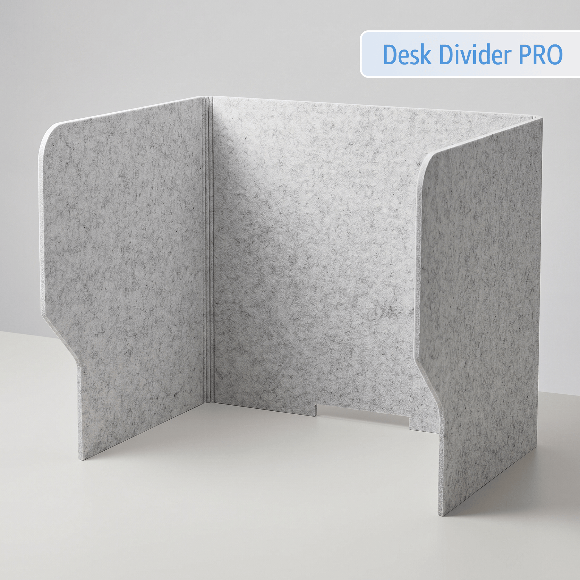 Arrowzoom Acoustic Desk Divider PRO KK1480 White
