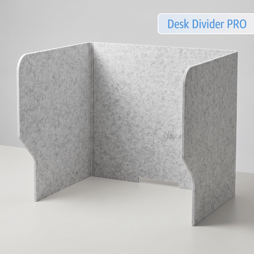 Arrowzoom Acoustic Desk Divider PRO KK1480 White