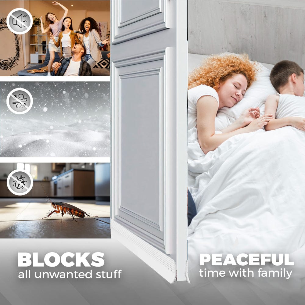 Arrowzoom 2 Pack - Under Door Draft Sound Stopper PRO - KK1467