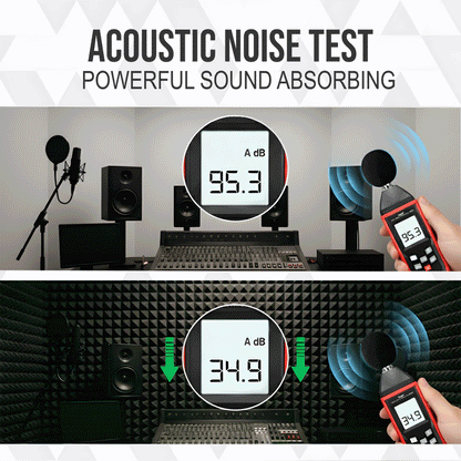 Arrowzoom Acoustic Eggcrate Panel - Black KK1052